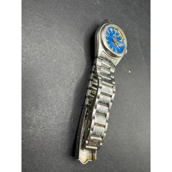 Orient 3 Star Crystal NQ1X-Q0 Silver Tone Blue Dial Automatic Men\'s Watch 23MM main image 7